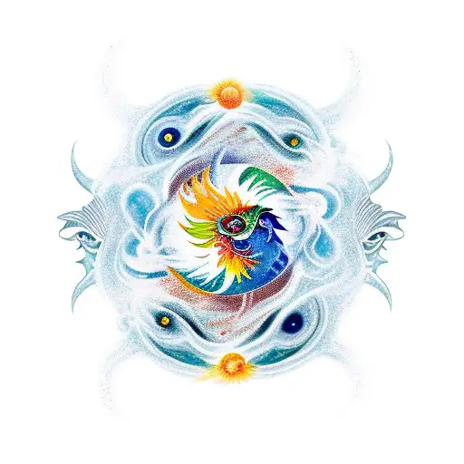 Yin Yang Pisces Phoenix