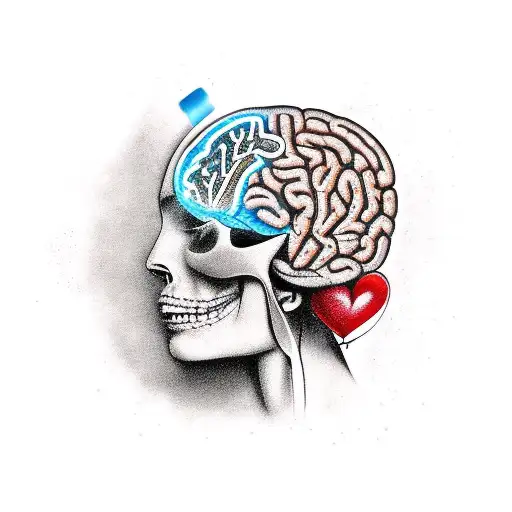 Coffee Pot With Brain And Heart