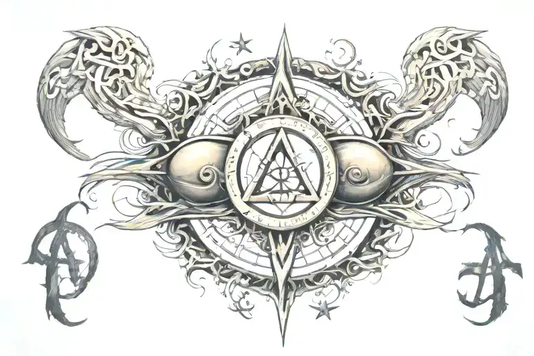 Alpha And Omega Symbol