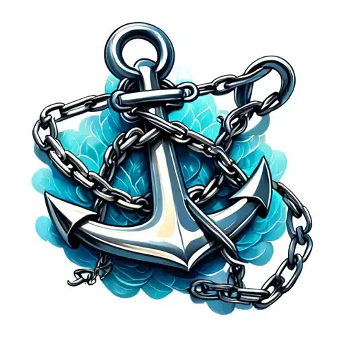 Anchor And Chains Wrapping