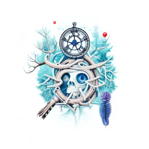 Nautical And Forest Whole Arm