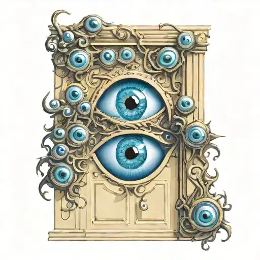 A Door Made Of Evil Eyes