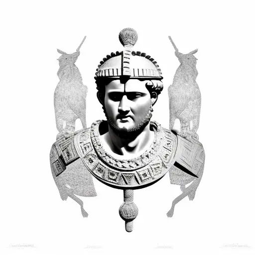 Roman History With Roman Numerals In The Middle