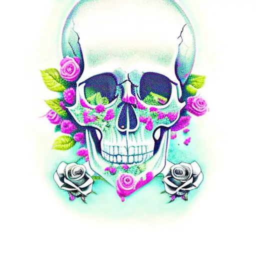 Skull And Roses
