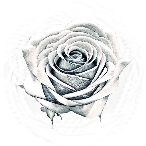 Long Rose On Barbed Wire