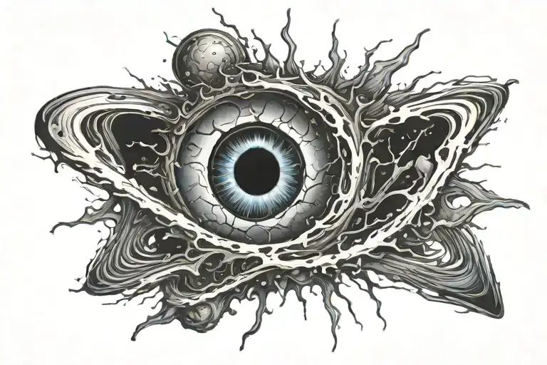 A Black Hole Inside And A Singularity