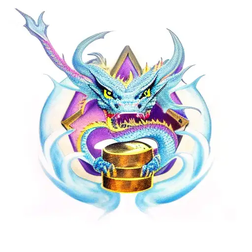 Dragon Guarding Treasure