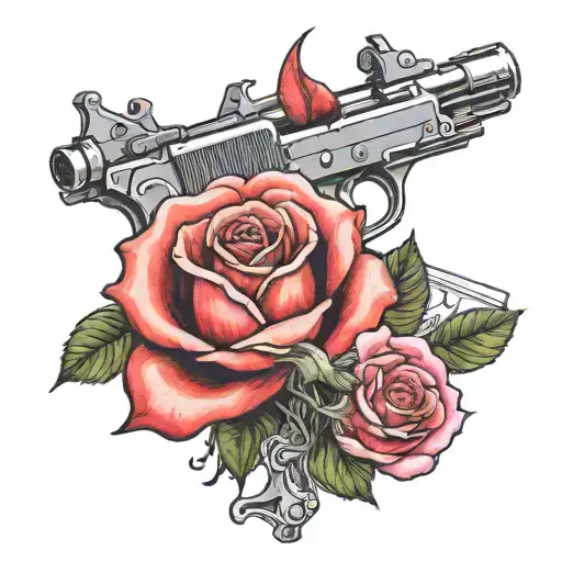 Gun And Rose