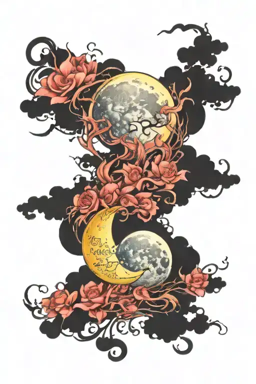 Moon With Words Dance In The Pale Moo Light