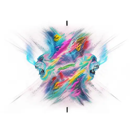 Abstract Sleeve Tatto Design