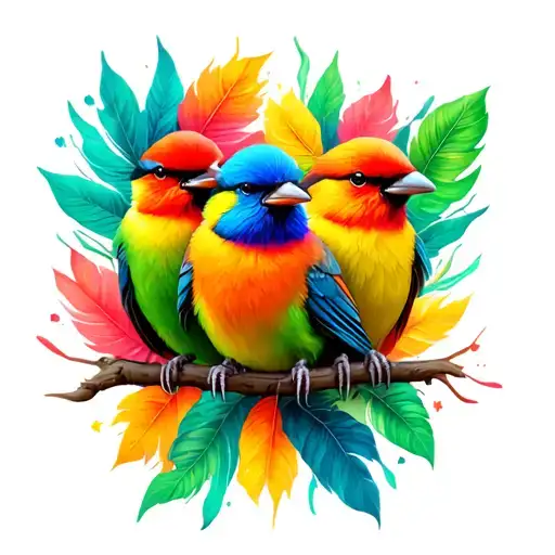 Aoife 3 Little Birds Rasta