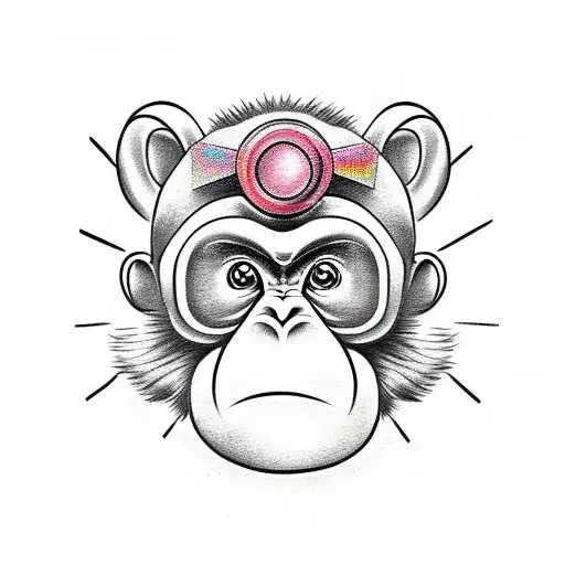 Cute Monkey Infinity