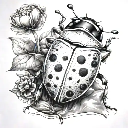 A Ladybug Making A Movie