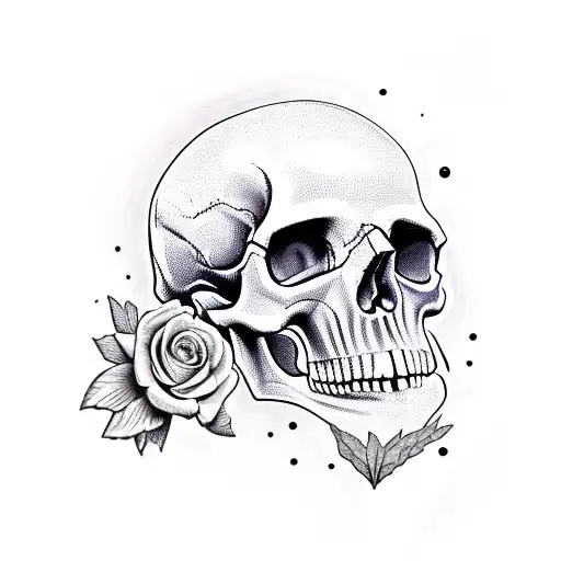 Skull And Nature