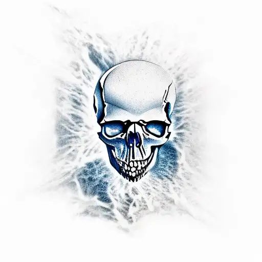 Skull Dark Art Death Ghost