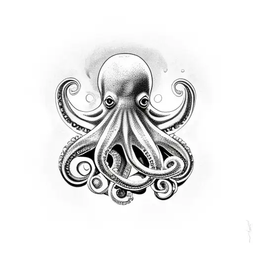 Octopus Combined With Alien