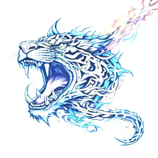 Taurus Tiger Dragon Breathing Fire