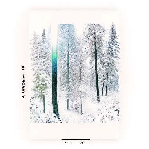 Forest That's Day On The Right And Night On The Left