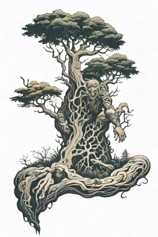 God Pan Shadow Dark Forest