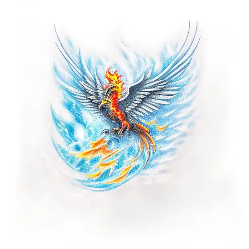 Phoenix With Ice And Fire