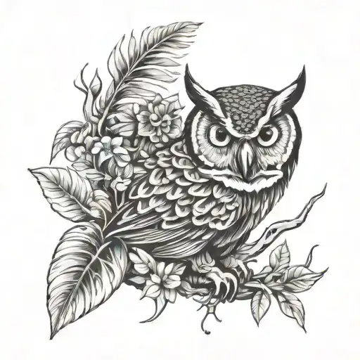 Owl Jungle Background