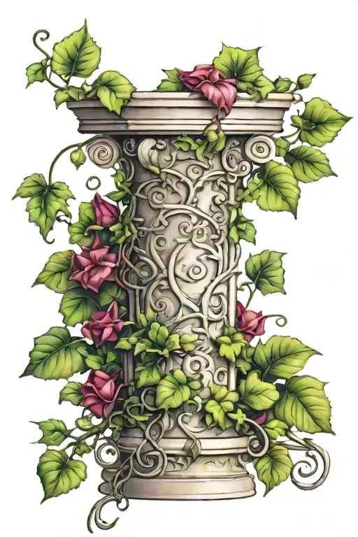 Of Broken Column And Ivy Vines
