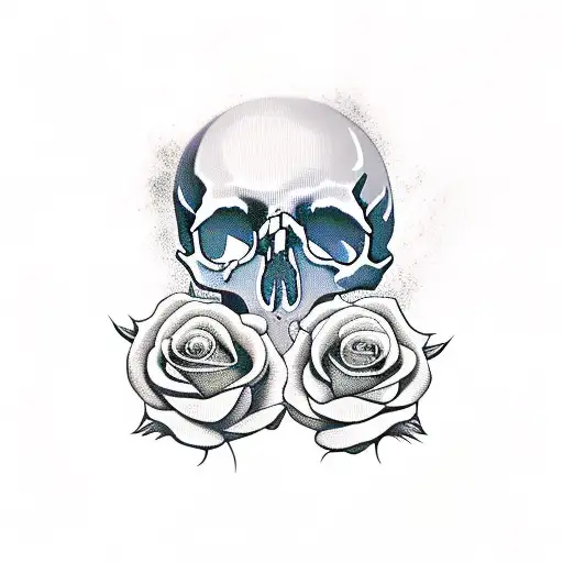 Skull And Roses