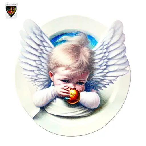 Little Angel In Plates Armor