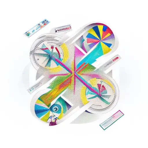 Cross With Fliers And The Word Blended Beside It