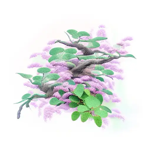 Botanical Japanese Plant Shading