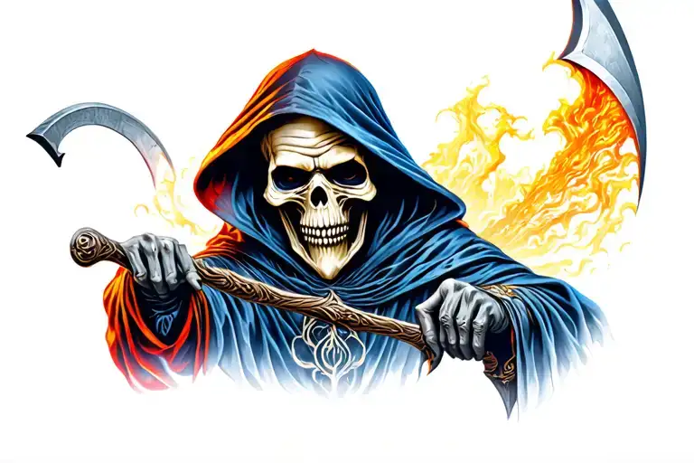 Grim Reaper With Scythe