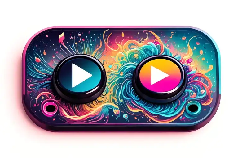 Music Play Pause Buttons