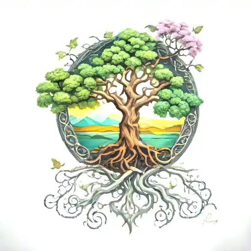 Curran Irish Tree Of Life