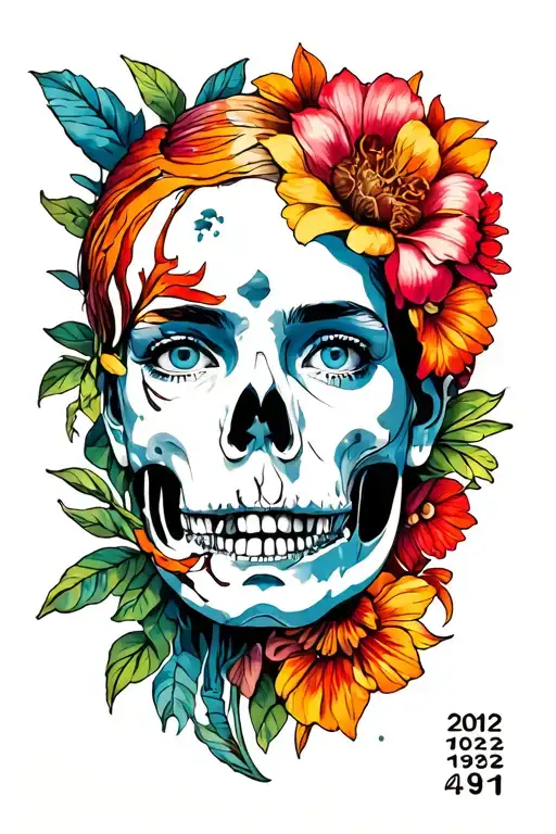 A Tattoo With The Following Years 2012 2022 2023 1994 1991