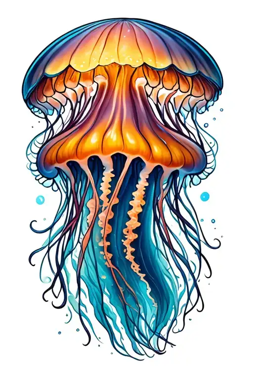 Jellyfish On Forearm