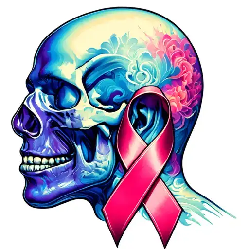 Head And Neck Cancer Ribbon