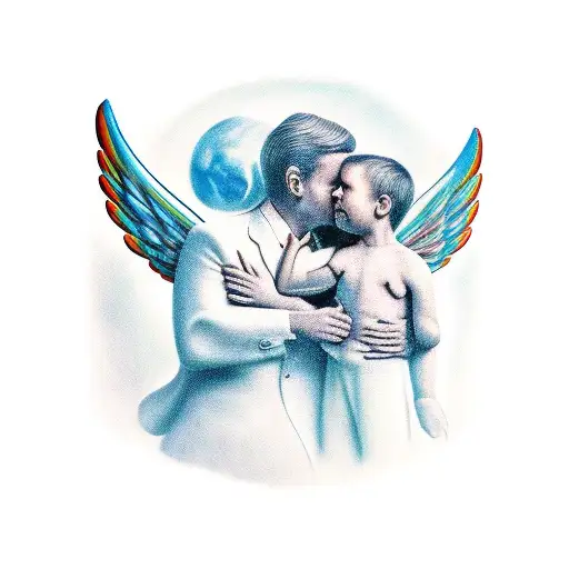 Father And Son Angel