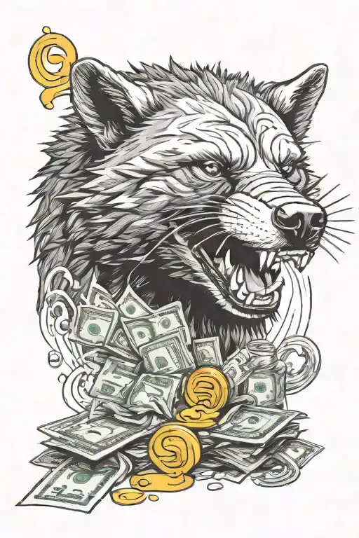 Honey Badger Wolf Money Time Inside