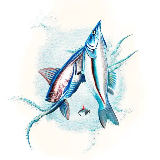 Trident With A Fishing Theme