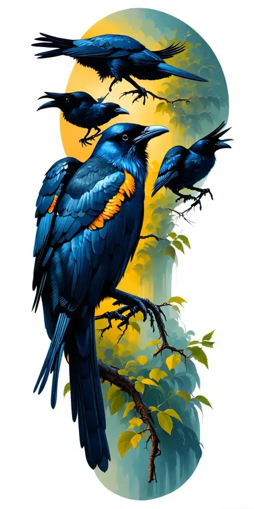 Crows And Tress