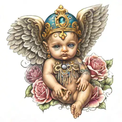 Hamsa 444 Baby Angel