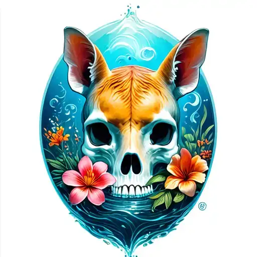 Teschio With The Sea Inside Nature The Animals The Flowers And More