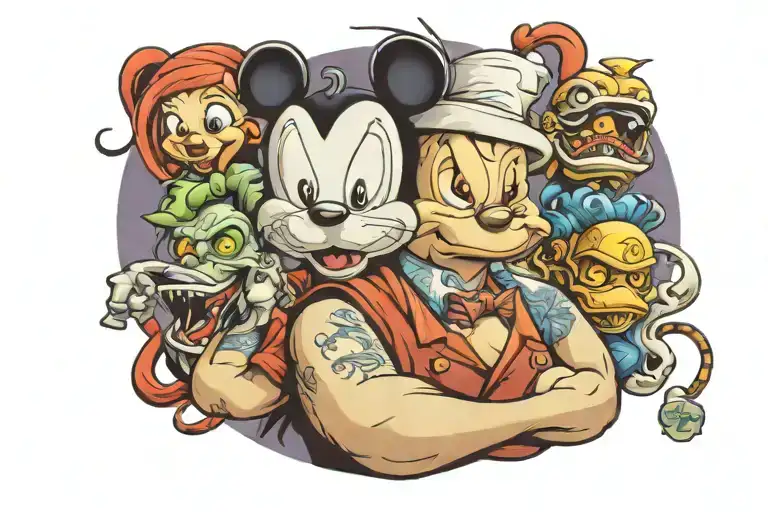 Random Cartoon Characters