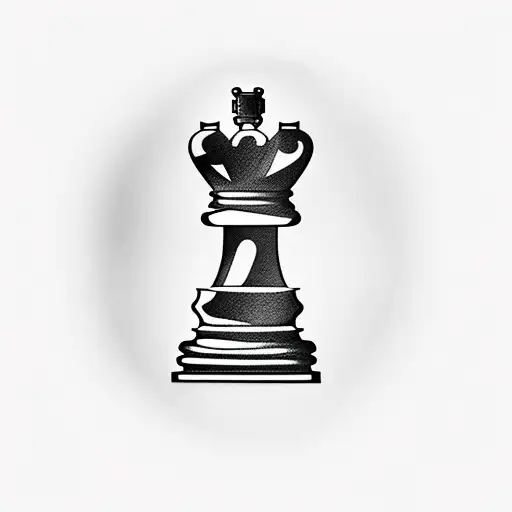 Chess Piece With A Closed Fist Next To It