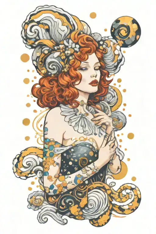 Oyster Jazz Space Klimt Redhead