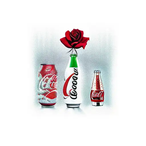 Coca-cola With Rose