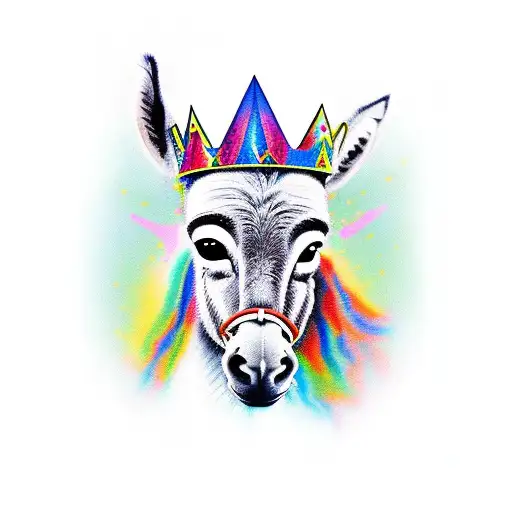 Donkey With A Crown
