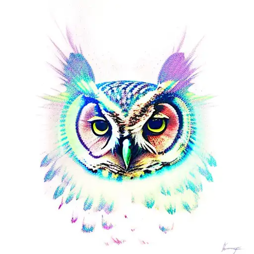 An Owl Will Fly On The Arm