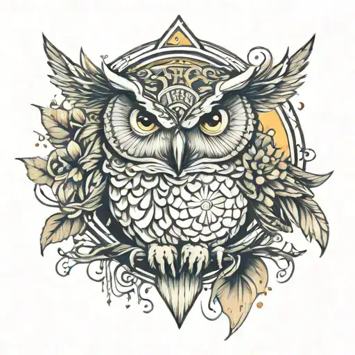 Owl & All Seeing Eye