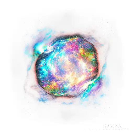 Galaxy Underneath Rocks